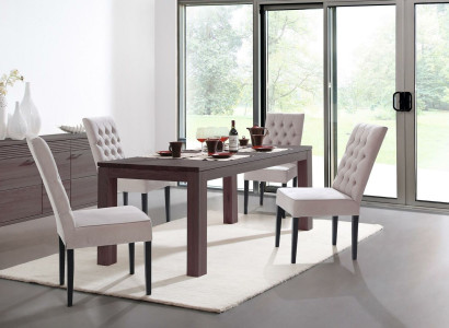 Chesterfield Chair Set Design Lehn Upholstery Suite Armchair Group 4x new Chairs